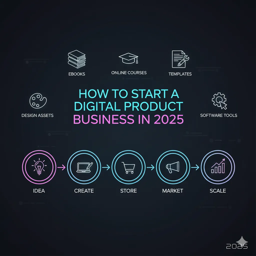 How to Start a Digital Product Business in 2025: A Complete Step-by-Step Guide