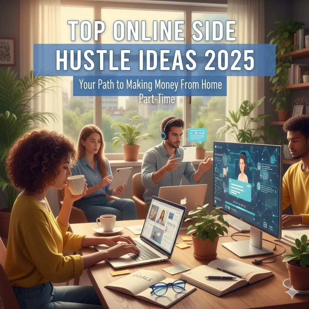 Top Online Side Hustle Ideas 2025: Your Path to Making Money From Home Part-Time