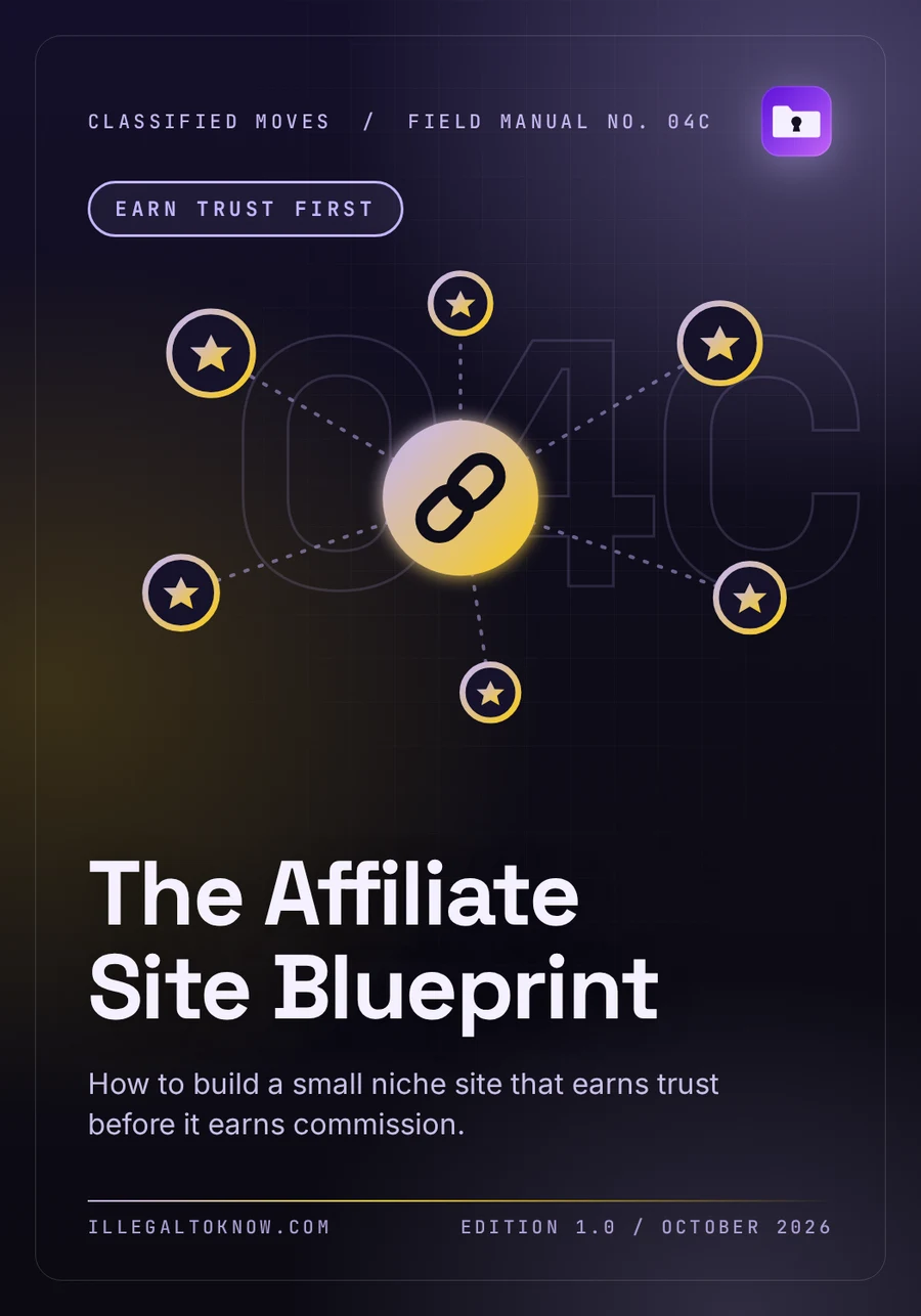 Cover of The Affiliate Site Blueprint
