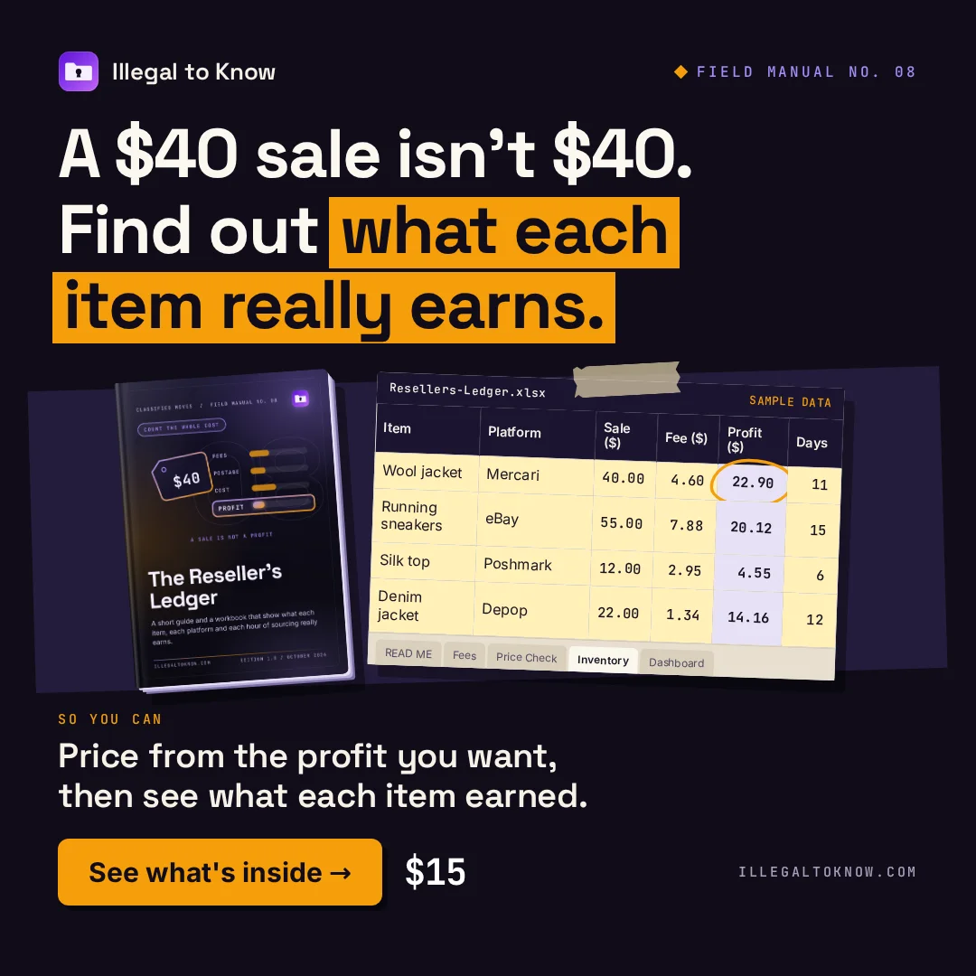 The Reseller's Ledger: preview 1